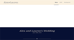 Desktop Screenshot of alex-lauren.com
