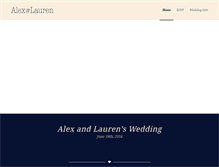 Tablet Screenshot of alex-lauren.com